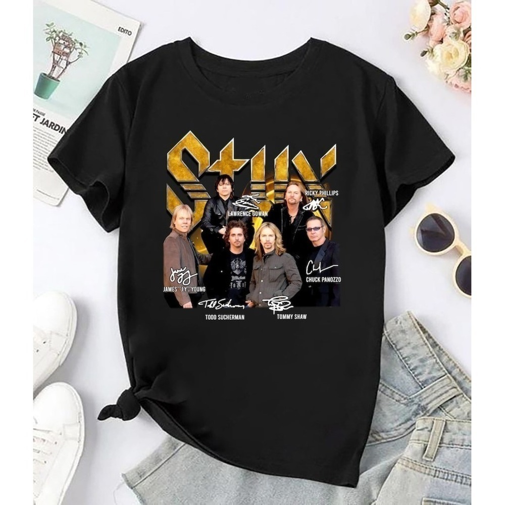Styx 2024 Tour Classic Rock Concert Graphic Fan Unisex T-Shirt